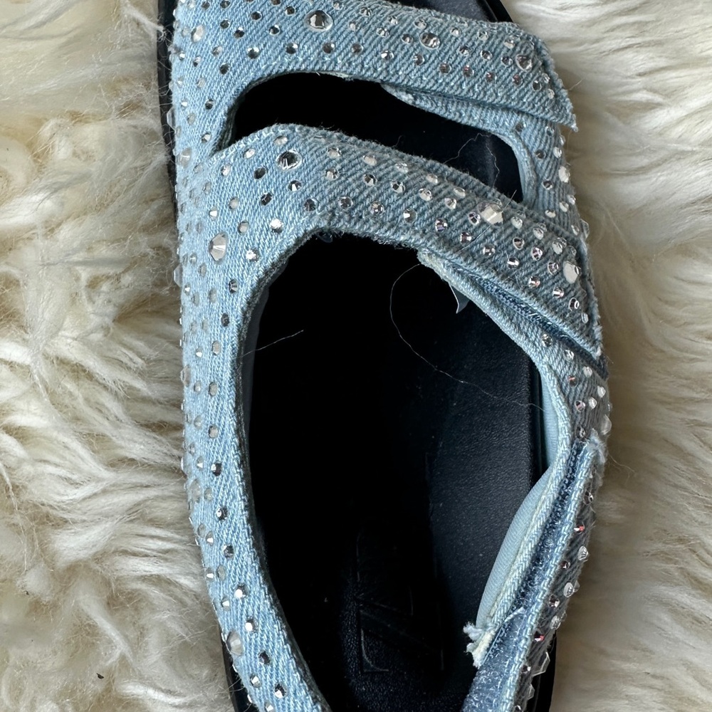 Zara Kids Light Blue Sandals - Picture 6 of 8